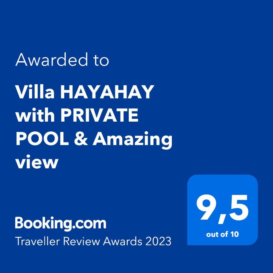 Villa Hayahay With Private Pool & Amazing View Кальпе Экстерьер фото